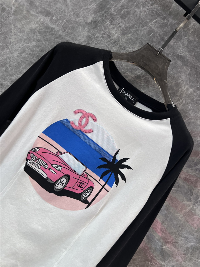 Ch**el white coco cuba t-shirt