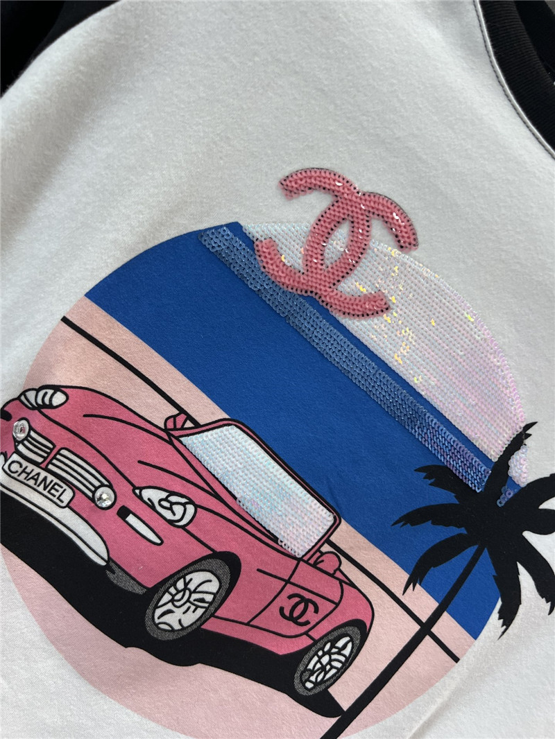 Ch**el white coco cuba t-shirt