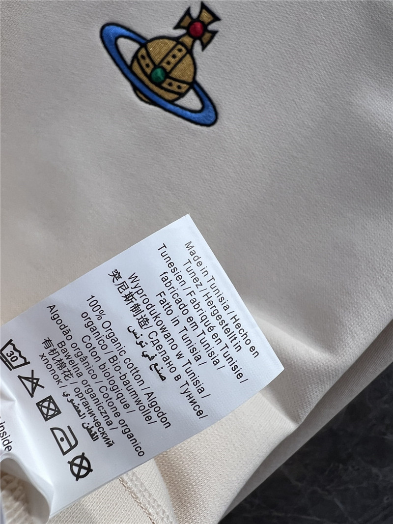 u1u1enne westwood logo crew neck sweatshirt off-white