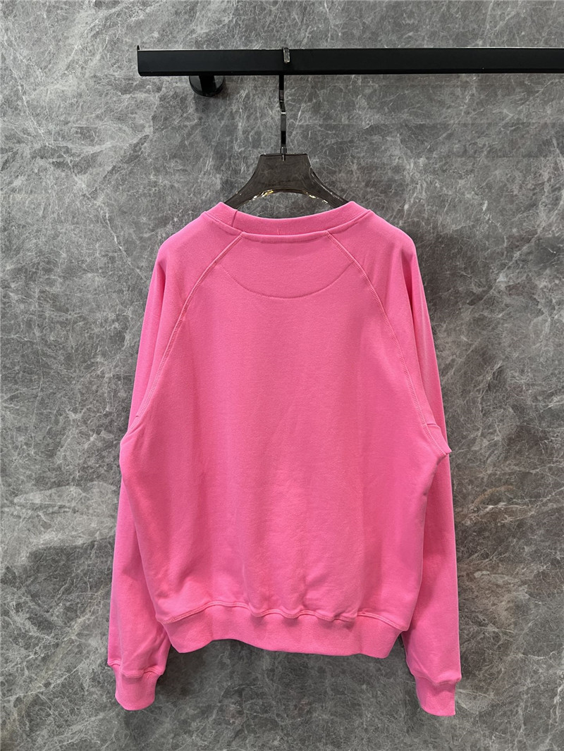 u1u1enne westwood logo crew neck sweatshirt pink
