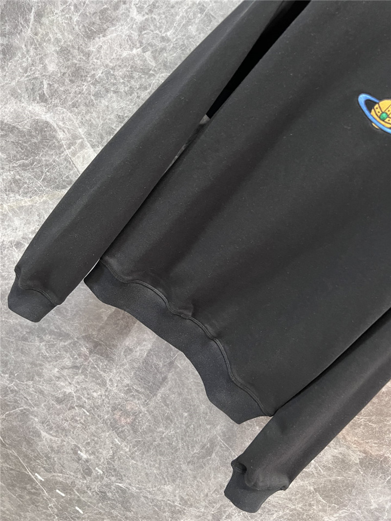 u1u1enne westwood logo crew neck sweatshirt grey