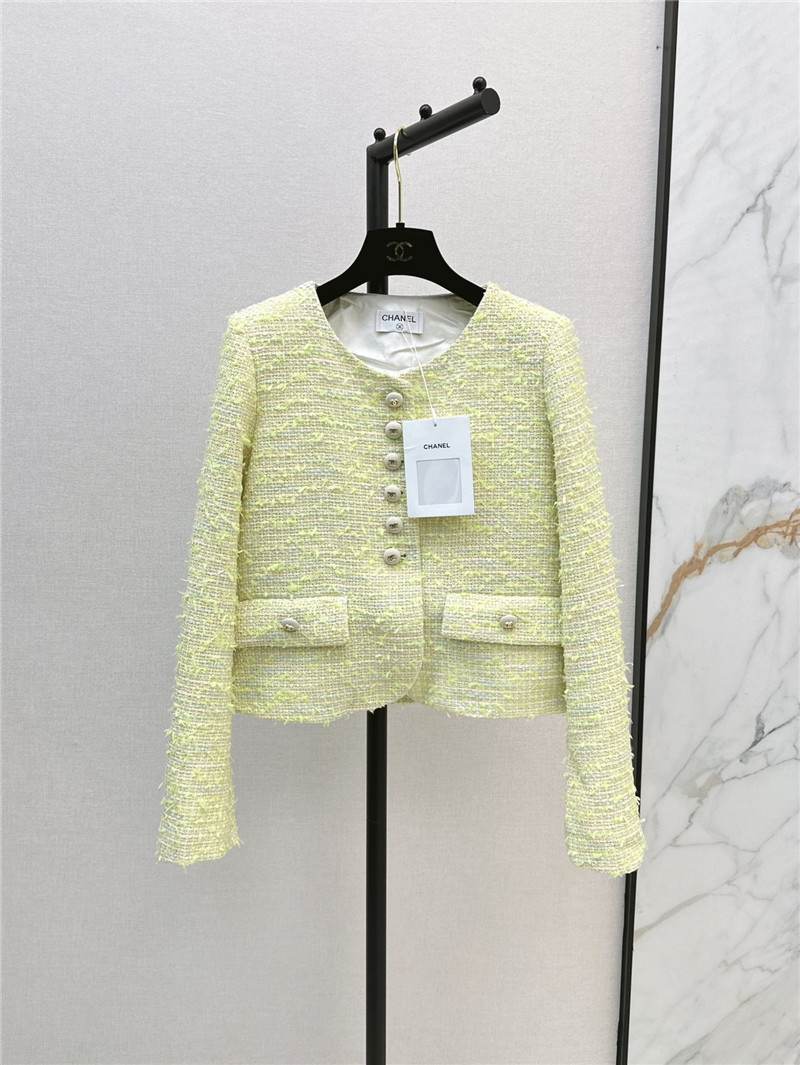 Ch**el crew neck woven jacket replica d&g clothing