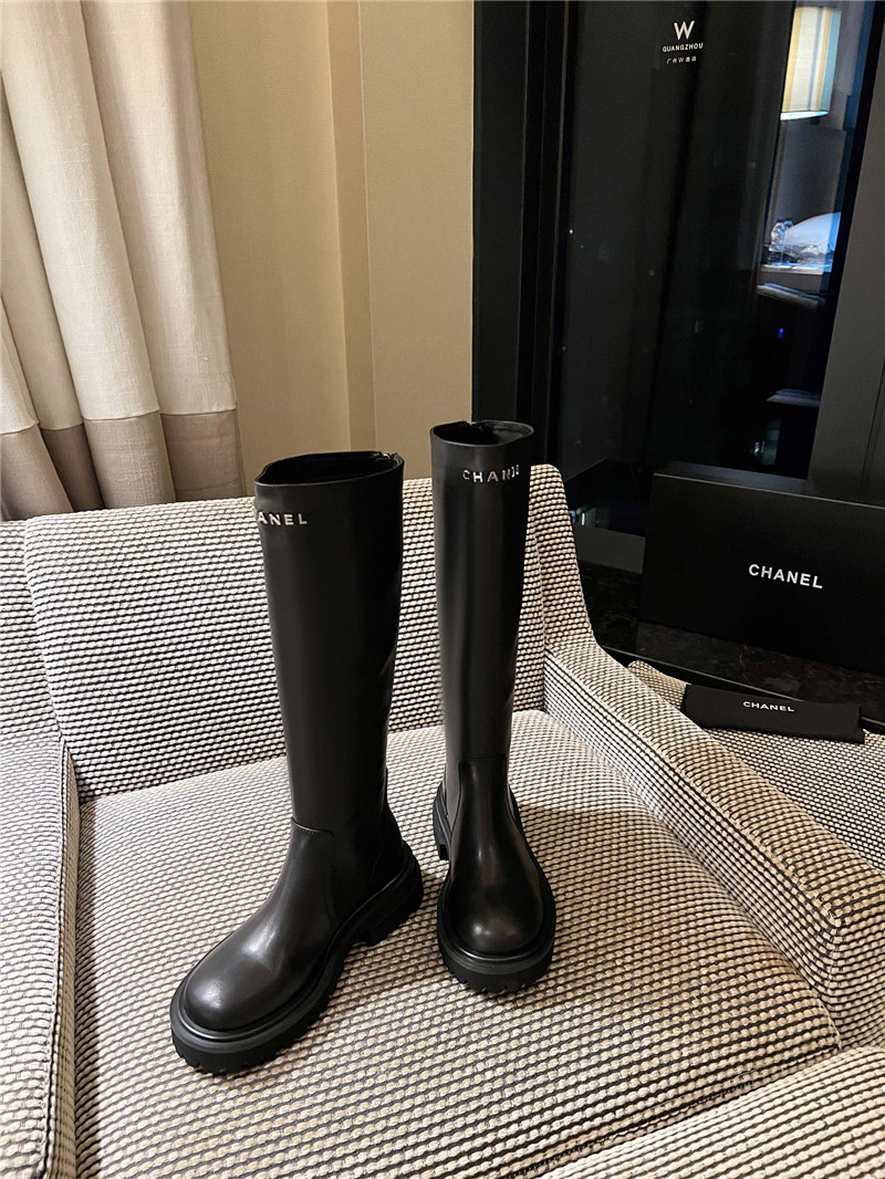 Ch**el women’s brown suede knee-high boots