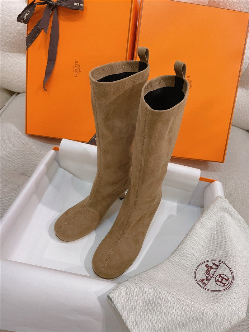 H**me5 women’s suede mid calf boots