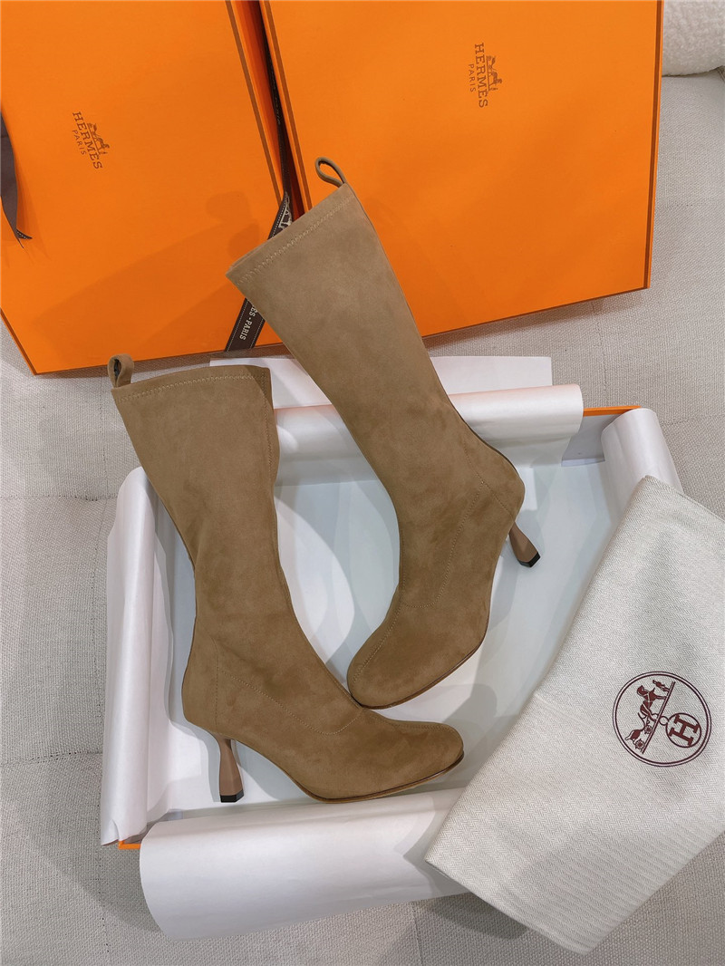 H**me5 women’s suede mid calf boots
