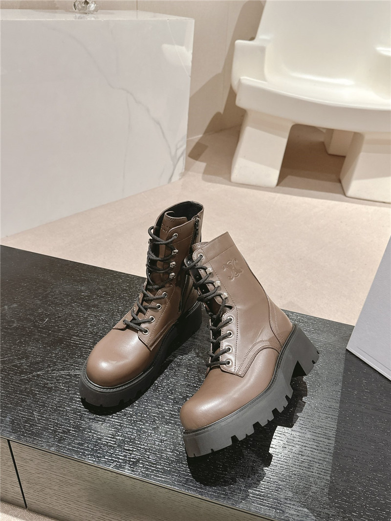 Ce1i*e triomphe rangers mid lace-up boots