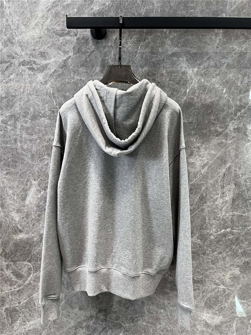 Acne Studios Hooded Zip Sweater Grey