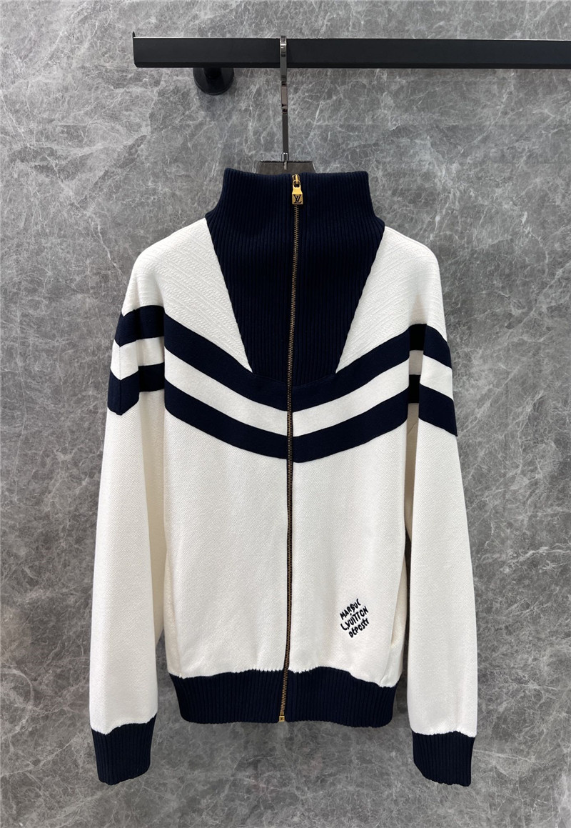 l0vis Vvtt0n lv zipper knit jacket