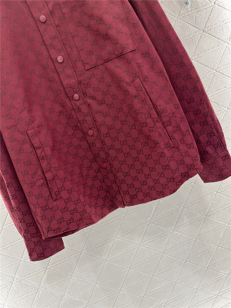 Gvc*1 jacquard shirt jacket