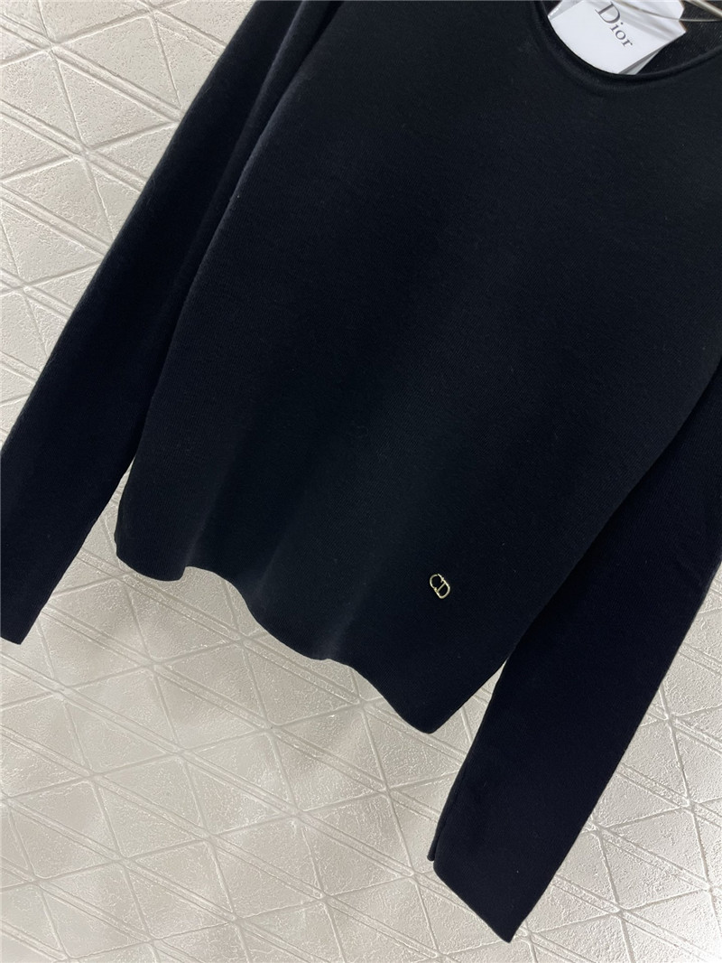 D10r crewneck vintage wool sweater navy