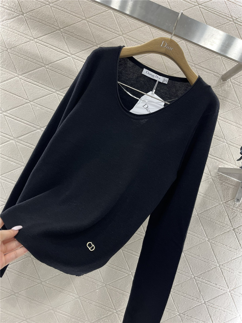 D10r crewneck vintage wool sweater navy