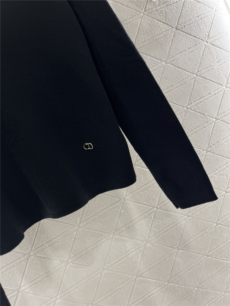 D10r crewneck vintage wool sweater navy