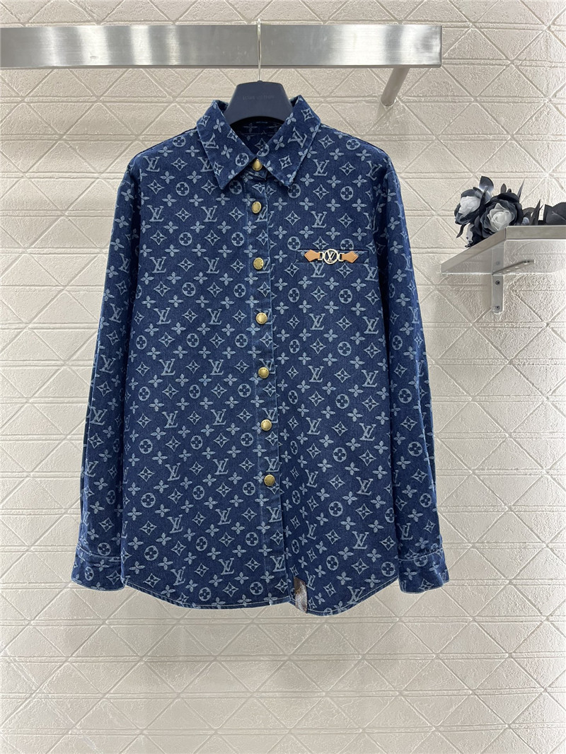 l0vis Vvtt0n lv lapel denim jacket