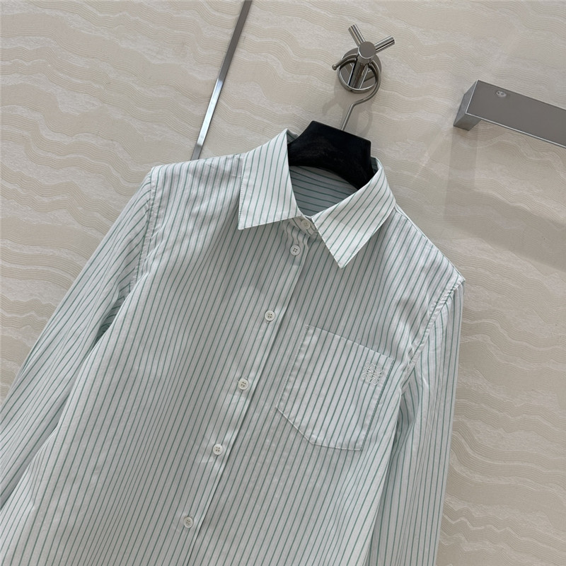 L0ew* striped shirt top