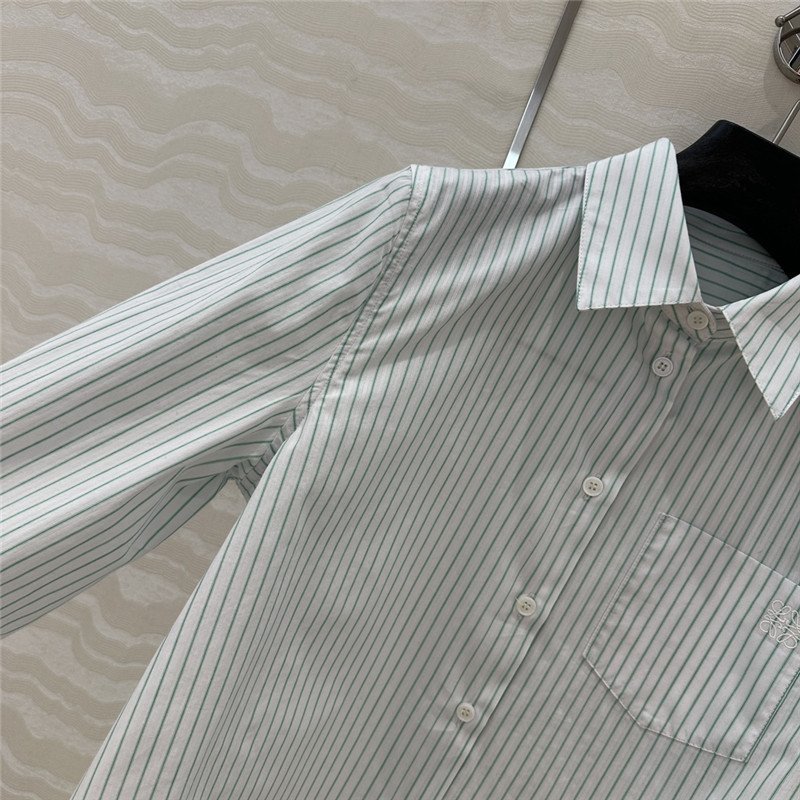 L0ew* striped shirt top