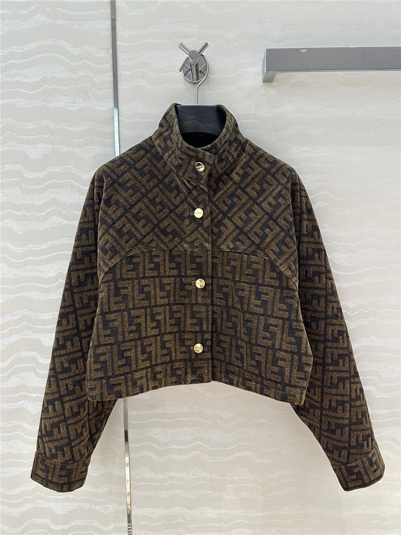 F**di monogram jacket small coat
