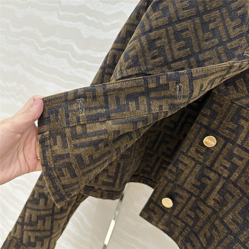 F**di monogram jacket small coat