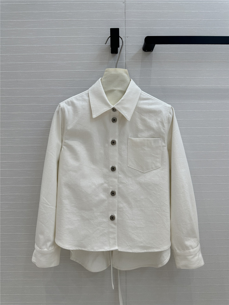 L0ew* denim shirt jacket
