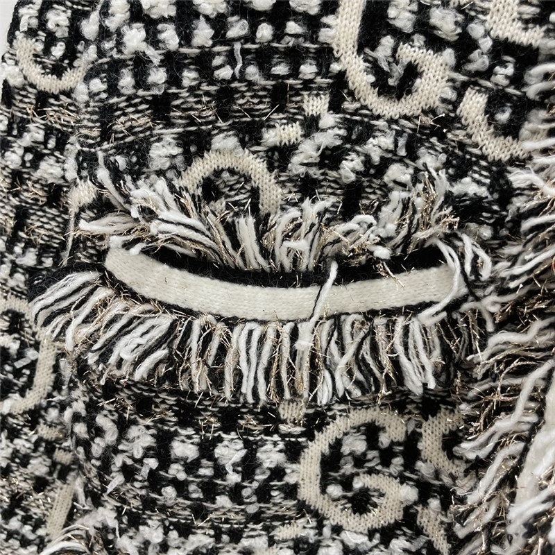 Gvc*1 wool mohair gg cardigan in black