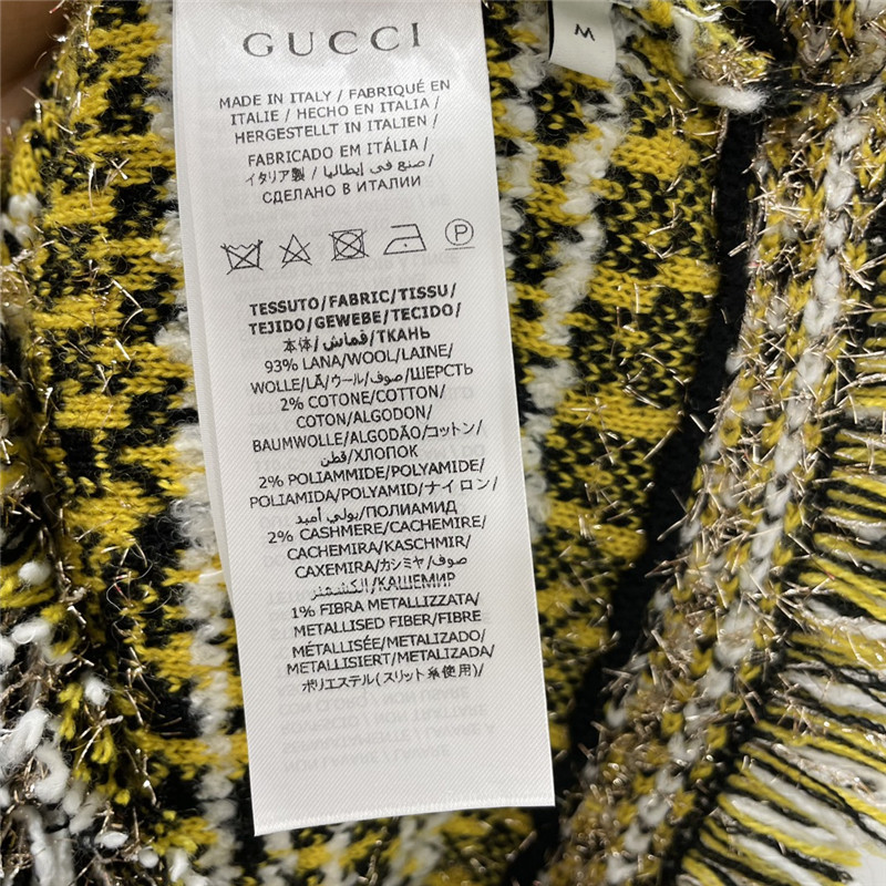 Gvc*1 mohair gg short-sleeve top in multicolor