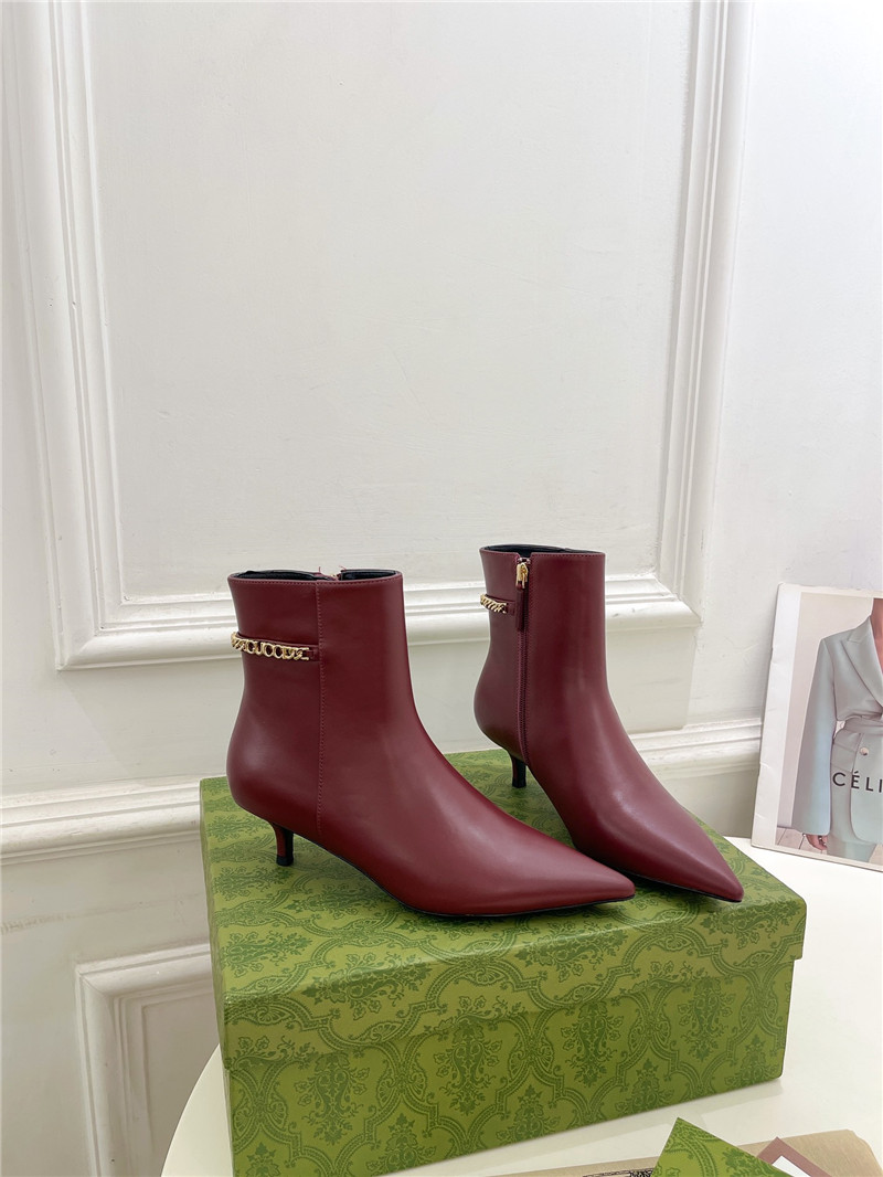 Gvc*1 signoria 40mm burgundy ankle boot