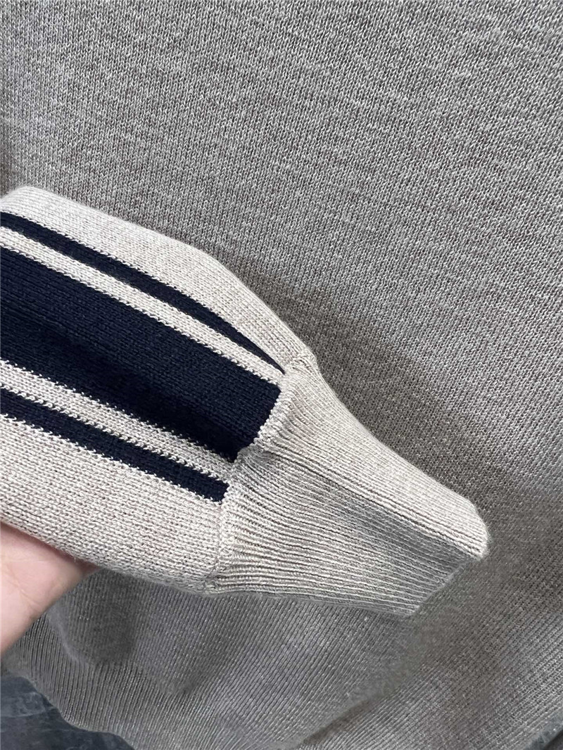 Ce1i*e contrast raglan knit sweater beige/black