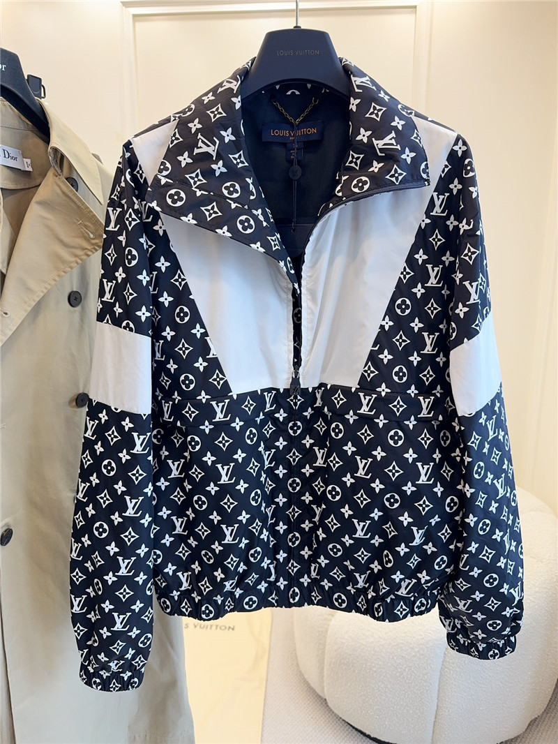l0vis Vvtt0n lv monogram colorblock jacket