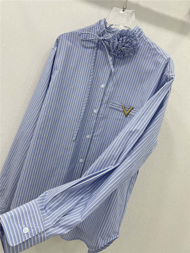 Va1e*ntin0 striped shirt