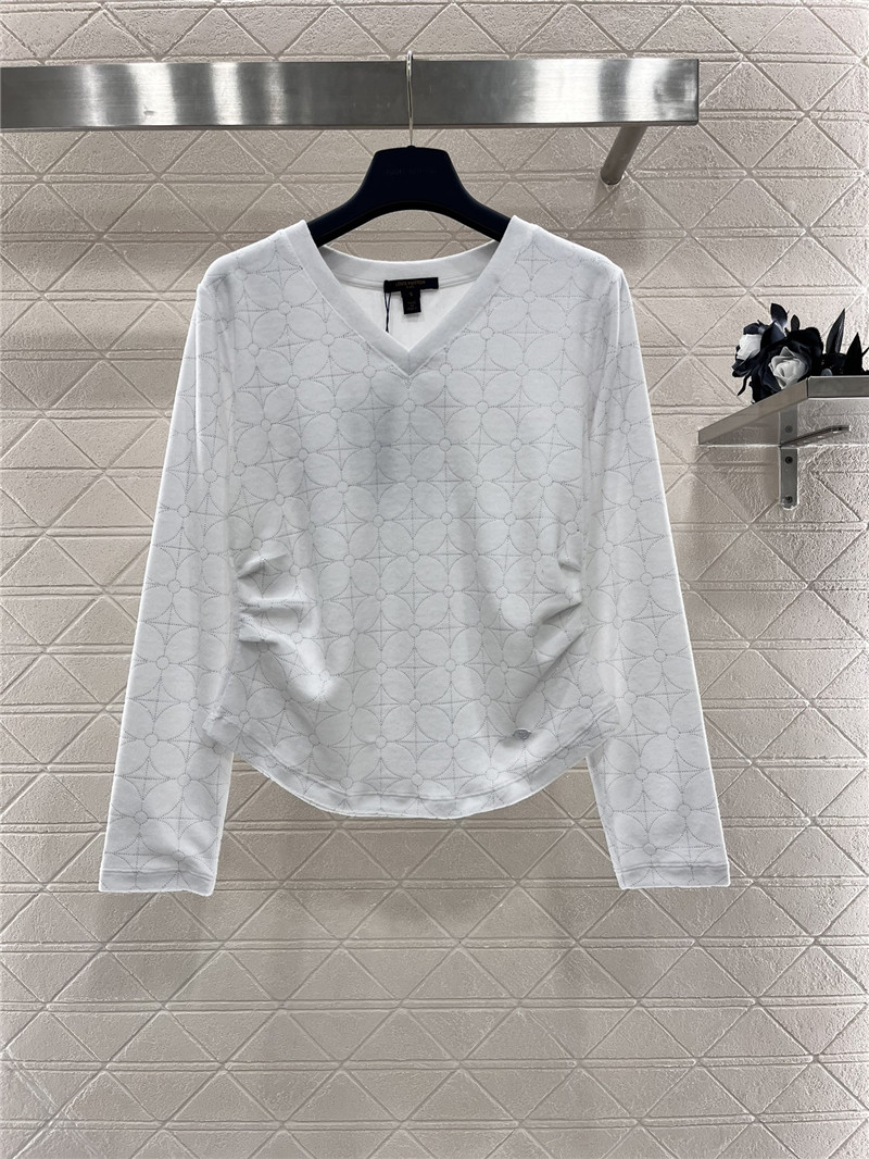 l0vis Vvtt0n lv velvet bottoming shirt