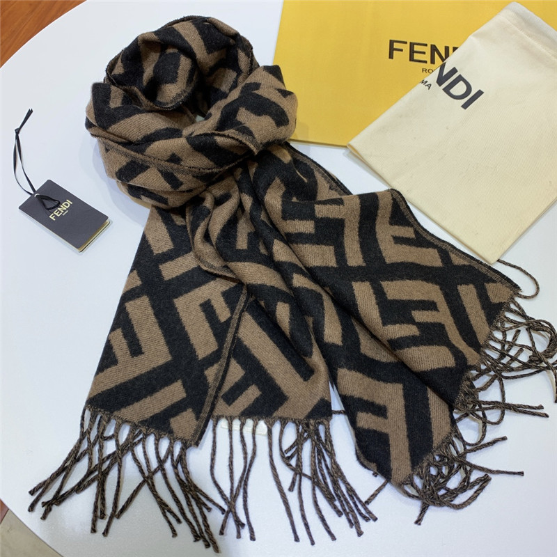 F**di cashmere scarf shawl