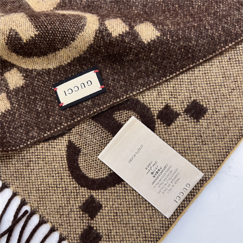 Gvc*1 cashmere jacquard scarf