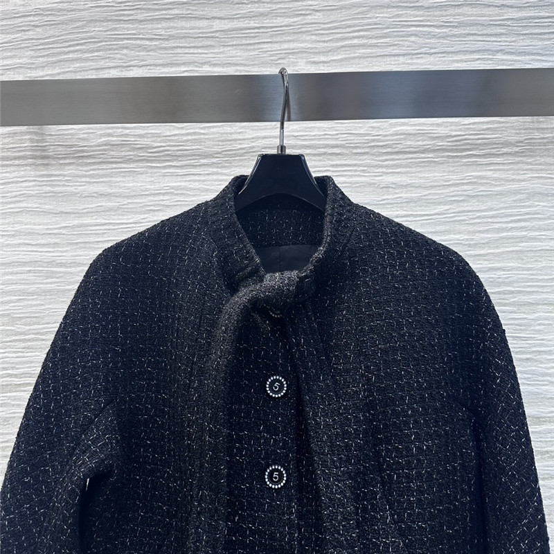 Ch**el ribbon short coat