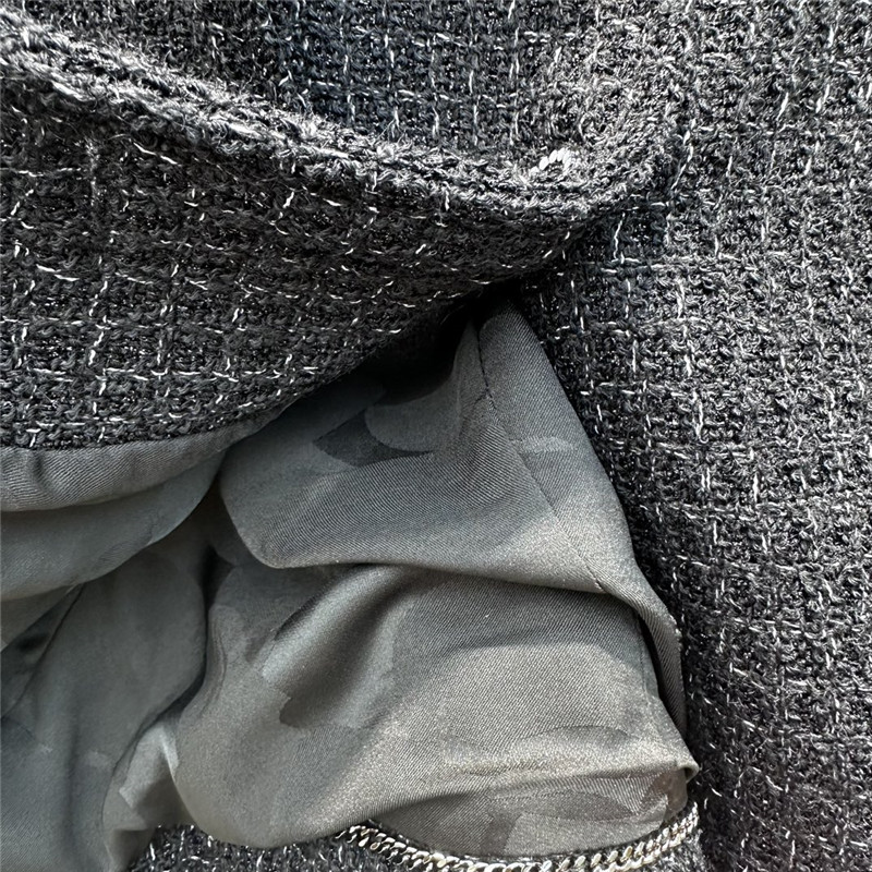Ch**el ribbon short coat