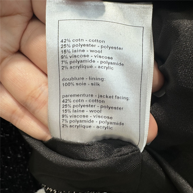 Ch**el ribbon short coat