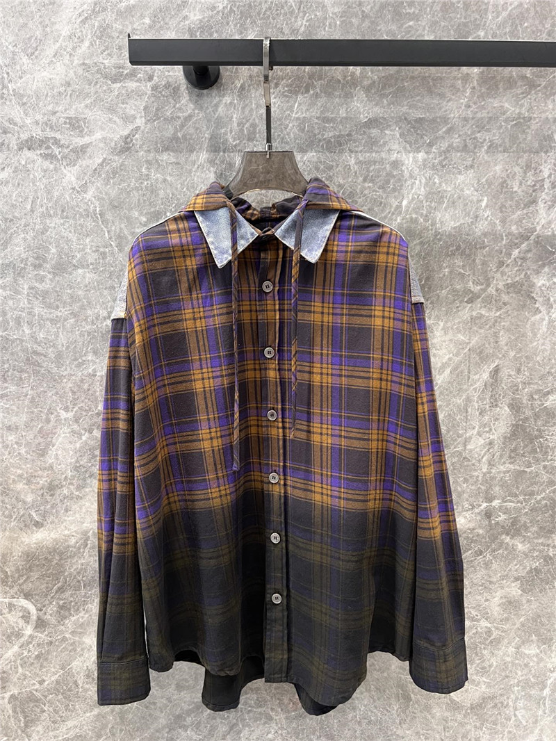 acne studios hooded shirt