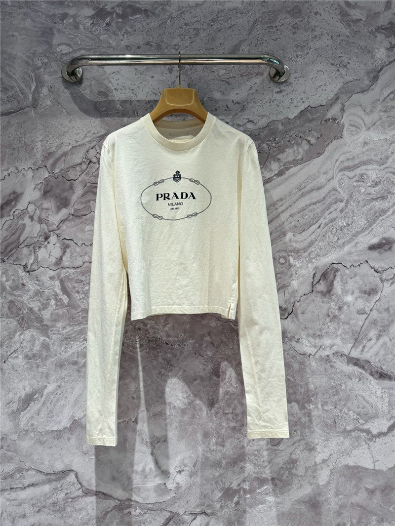 Pra*a printed long sleeve t-shirt