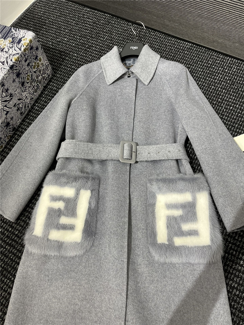 F**di cashmere coat