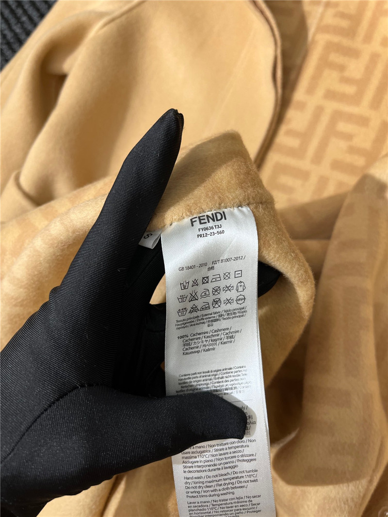 F**di cashmere coat