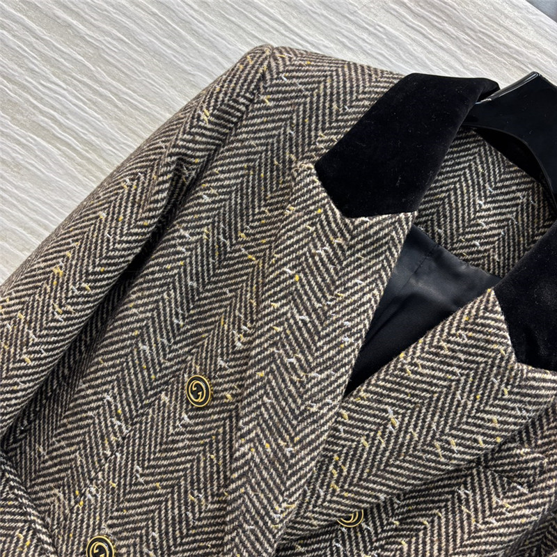 Gvc*1 herringbone jacket
