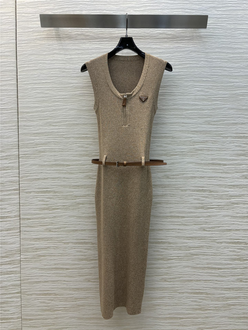 Pra*a sleeveless vest dress