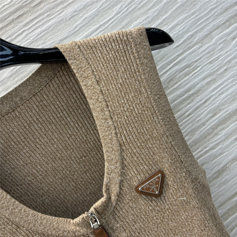 Pra*a sleeveless vest dress