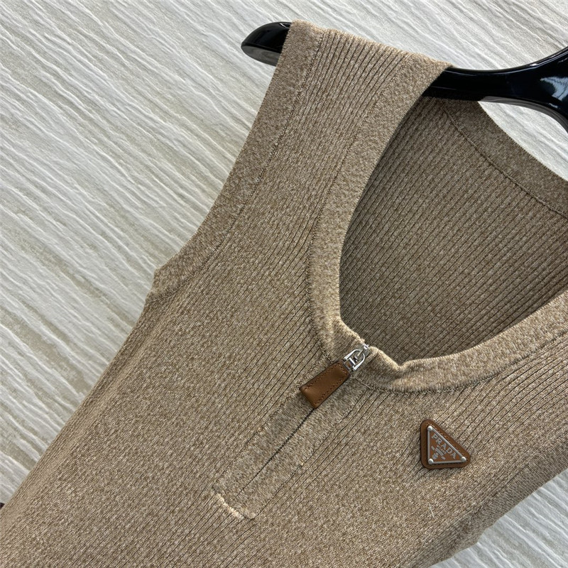 Pra*a sleeveless vest dress