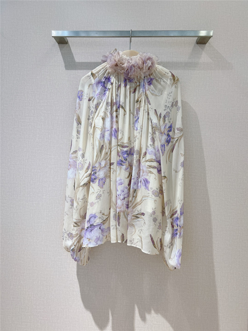 zimm classic balloon sleeve top