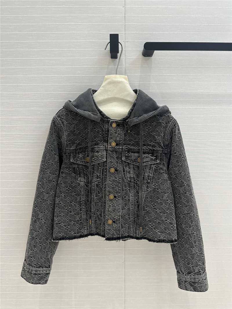 l0vis Vvtt0n lv jacquard denim jacket