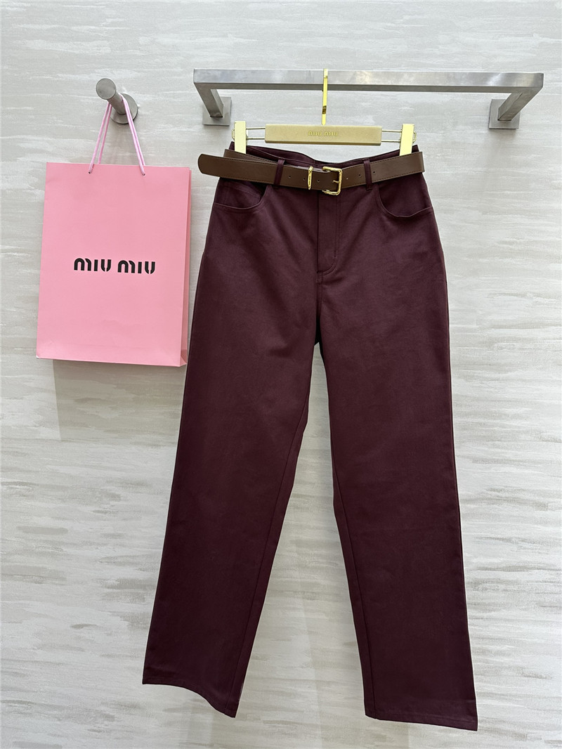 M1um1u straight pants