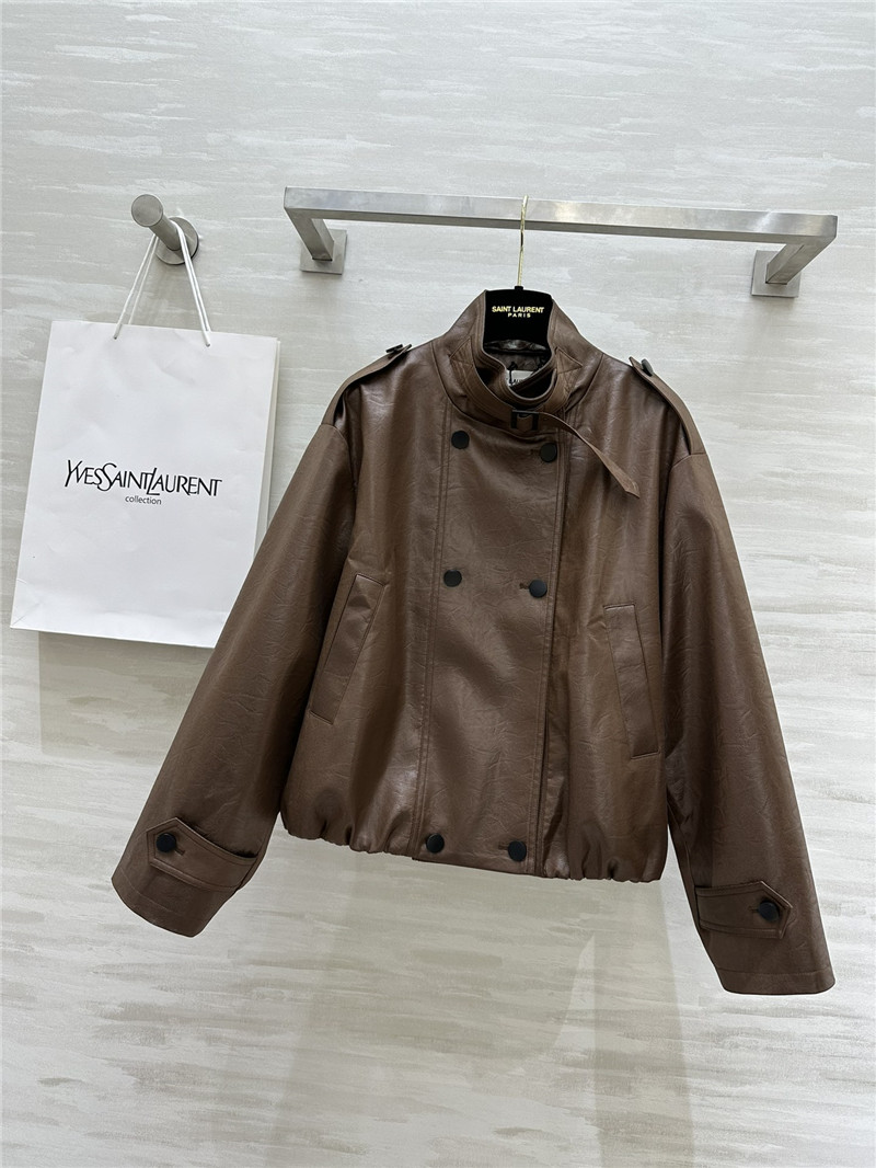 Y51 pleated trench coat