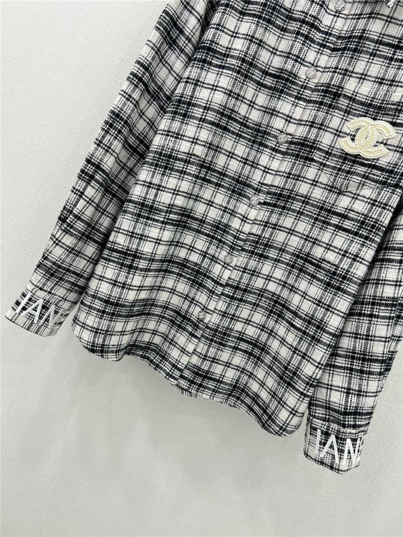 Ch**el classic plaid shirt
