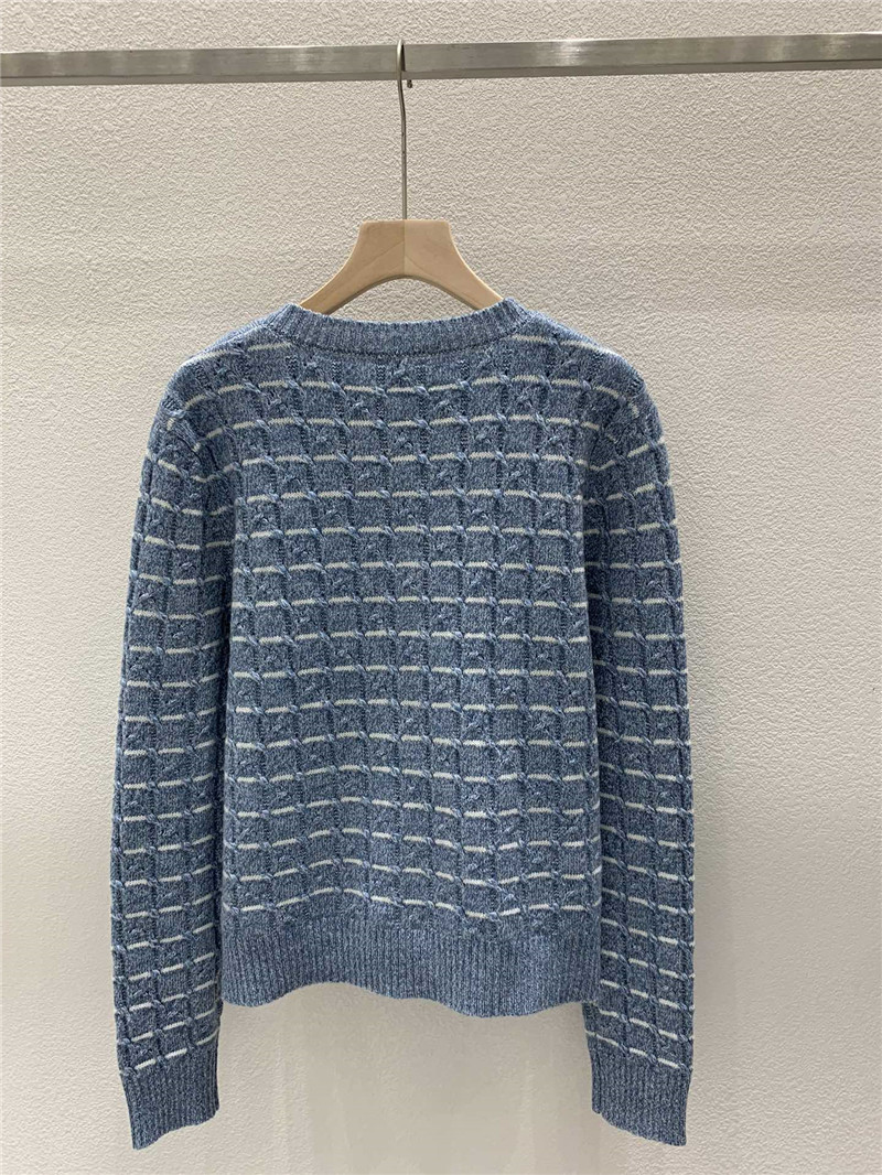 Ch**el knitted crew neck cardigan