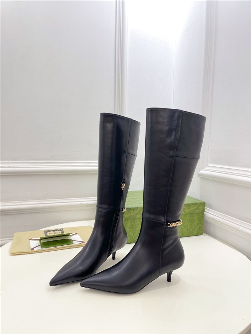 Gvc*1 signoria leather knee-high boots