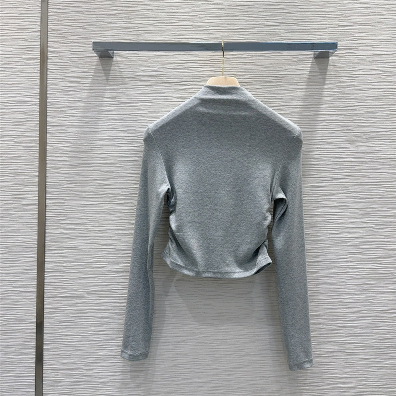 M1um1u long sleeve bottoming shirt